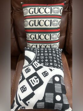 Boujie Bag Pillows -Medium Set of 2 (Choose Your Print)Please read description.